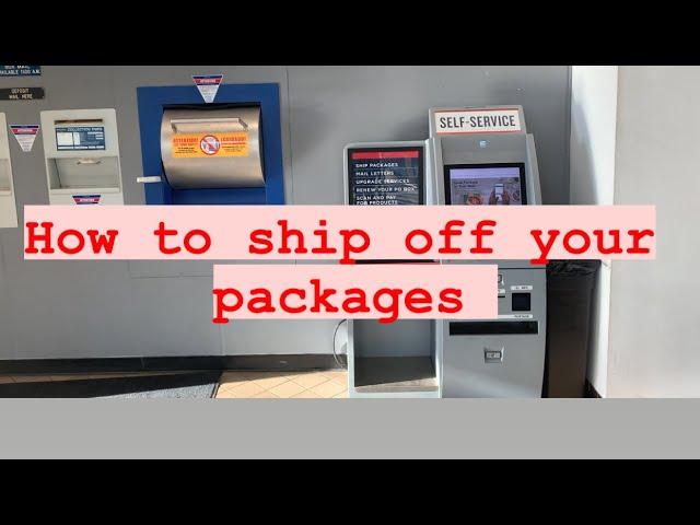 How to ship packages at the post office