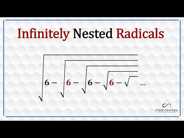 Infinitely Nested Radicals (Part 1)
