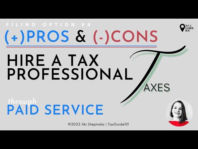 Should You Hire a Tax Professional to Do Your Taxes? Pros & Cons