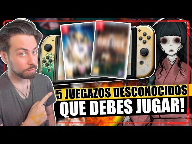 5 JUEGAZOS DESCONOCIDOS más de Nintendo Switch que DEBES JUGAR! Brutales!