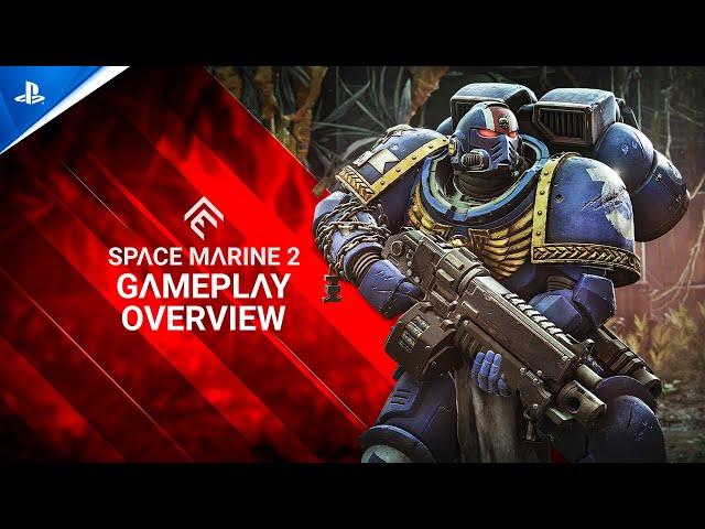 Warhammer 40,000: Space Marine 2 - Gameplay Overview Trailer | PS5 Games