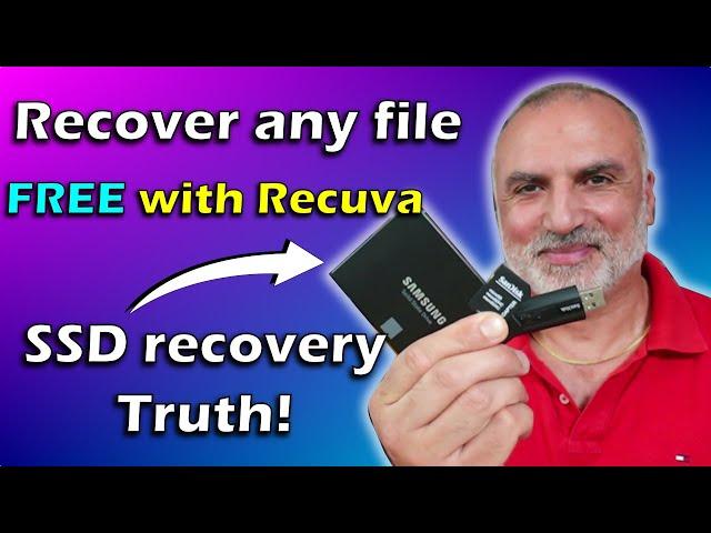 Recover deleted files and formatted drives free with Recuva