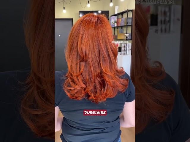 Copper Hair Wella Koleston #hair #wella #hairstyle #wellaeducation #viral #haircolorinspo