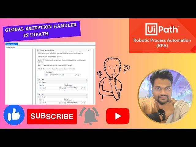 Global Exception Handler in uipath | BY MILIND