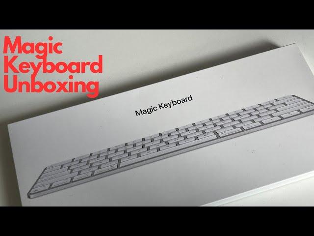 Apple Magic Keyboard Unboxing