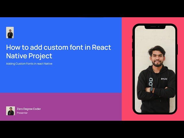 How to add customs fonts in React Native || Custom fonts in React Native: Easy Implementation Guide