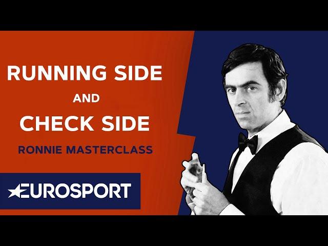 Running Side and Check Side | Ronnie O'Sullivan MasterClass | Snooker | Eurosport