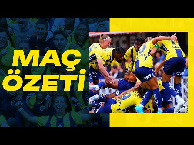 MAÇ ÖZETİ: Fenerbahçe Petrol Ofisi 2-0 Galatasaray | Turkcell Kadın Futbol Süper Ligi 6. hafta