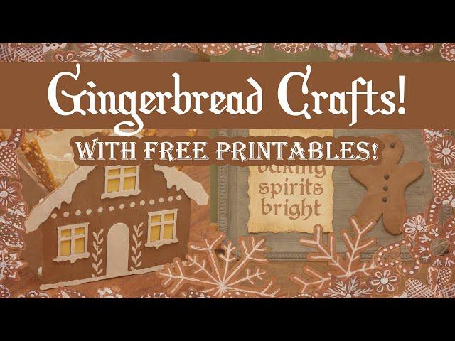 Gingerbread Crafts | Dollar Tree Ginger Bread DIYs