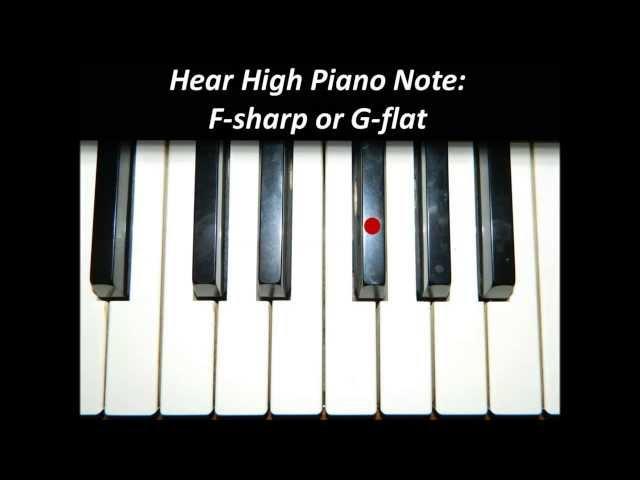 Hear Piano Note - High F Sharp or G Flat