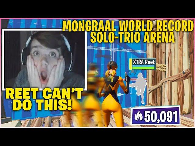 MONGRAAL GOES SOLO-TRIO On 50,000 ARENA Points & PIECE CONTROL Everyone To Get World Record KILLS!