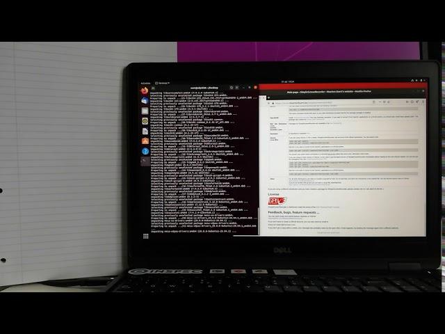 Using SimpleScreenRecorder on Ubuntu 20.04