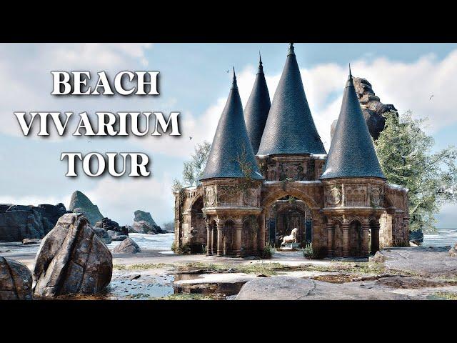 Room of Requirement Beach Vivarium Design & Tour  | Hogwarts Legacy 