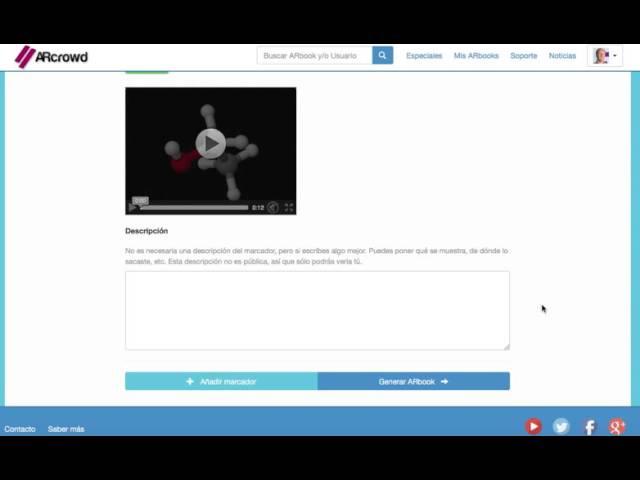 Tutorial creación de un ARbook con ARCRowd