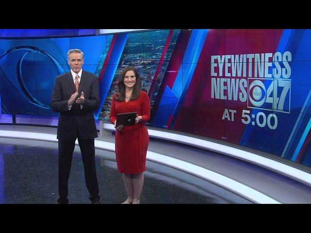 CBS47 unveils new set after monthlong construction project