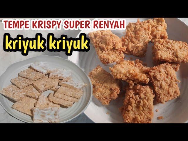 RESEP MEMBUAT TEMPE KRISPI !! DIJAMIN ANAK ANAK PADA SUKA