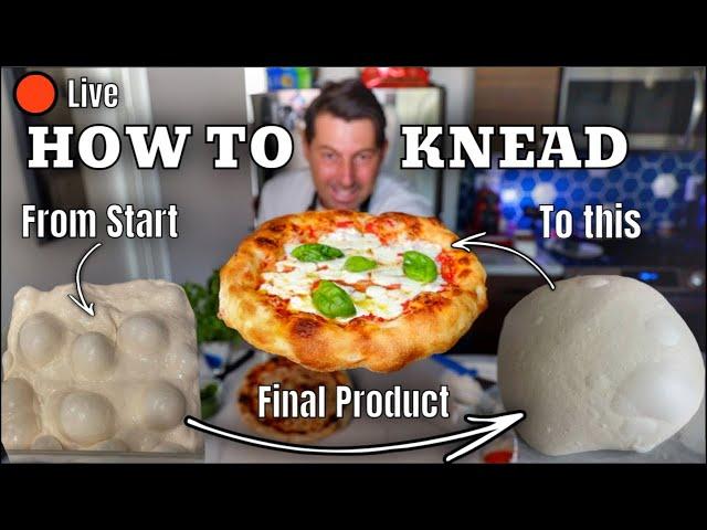 HOW TO PROPERLY KNEAD PIZZA DOUGH -The secret you need to know