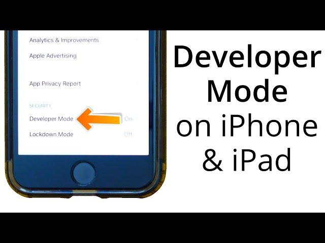 iPhone Developer Mode WITHOUT JAILBREAKING