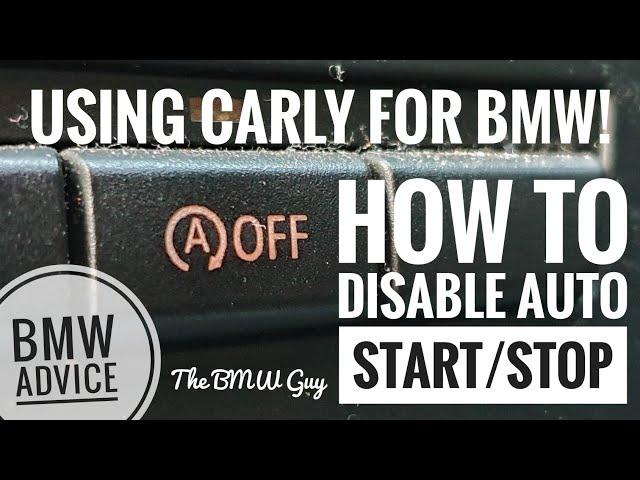 How to *PERMANENTLY DISABLE* Auto Start/Stop - BMW 120d E87!