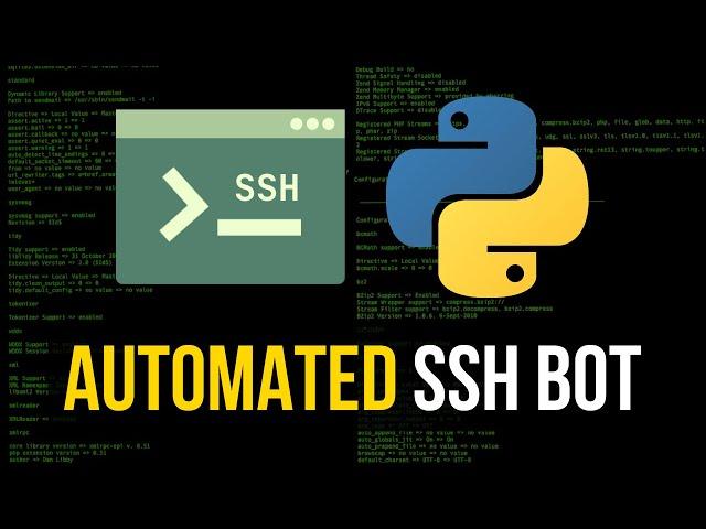 Simple Automated SSH Python Bot