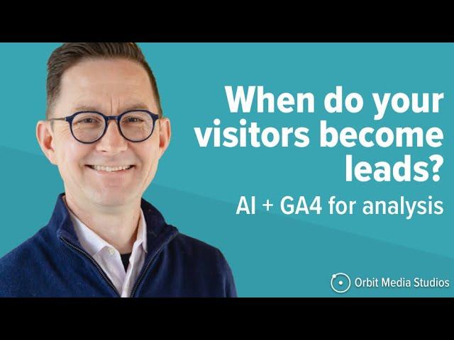 Lead Generation Timing Analysis with GA4 and AI