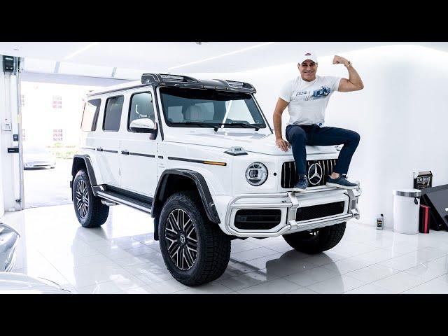 FIRST DRIVE IN THE NEW G-WAGON 4x4 SQUARED! || Manny Khoshbin