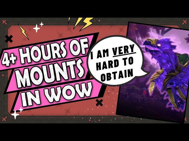 4+ Hours of Facts About Mounts to Fall Asleep to