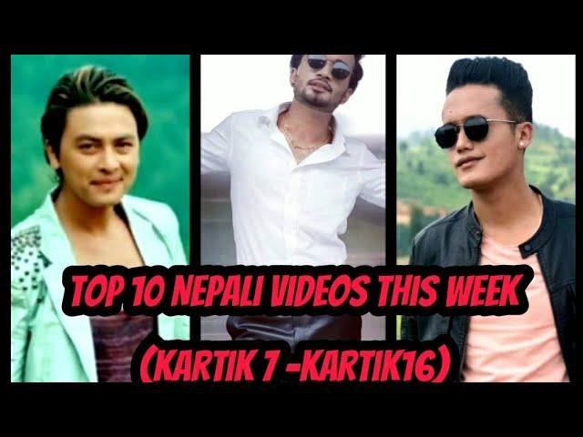 #NepaliVideos#viral #mostviewed #top10 #popular Top 10 Nepali Videos songs this week