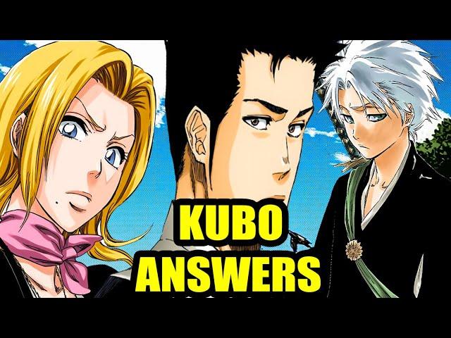 Did Toshiro & Matsumoto recognize their Captain Isshin Kurosaki ? - Kubo answers!!
