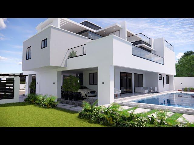 6 bedroom modern house design