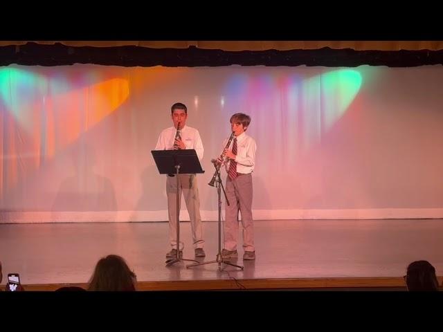 Thanksgiving Assembly 2024 Clarinet Duet