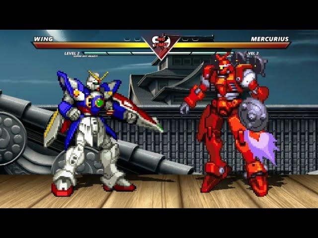 GUNDAM WING vs GUNDAM MERCURIUS - Exciting High Level Fight!