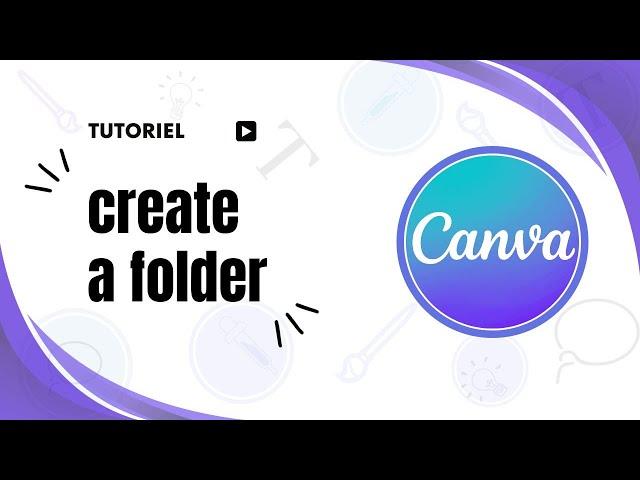 How to create a new folder in Canva