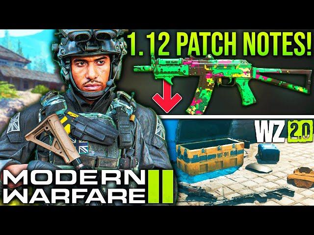 Modern Warfare 2: Full 1.12 UPDATE PATCH NOTES! Huge Fixes & Changes! (WARZONE 2 Update Patch Notes)