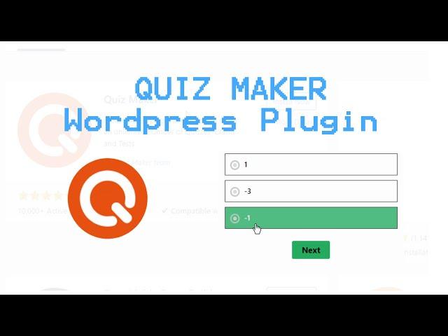 Tutorial : Quiz Maker Plugin Wordpress | How To