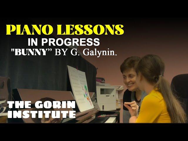 Piano Lessons in Progress | "Bunny" by G. Galynin. | The Gorin Institute