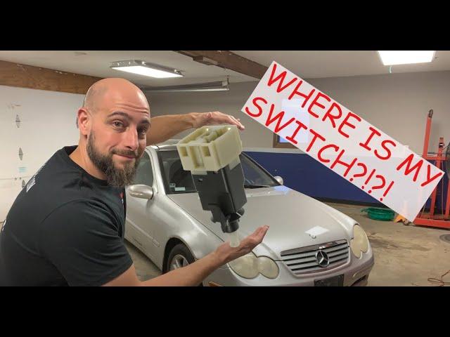 Mercedes Benz brake light switch stop light switch - where is it - and how to know how to find it