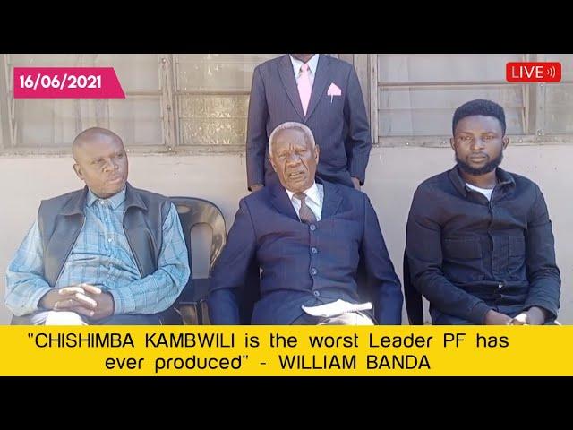 UPND Chairman for Special Duties WILLIAM BANDA Hits Back at KAMBWILI - His mouth is full of Insults