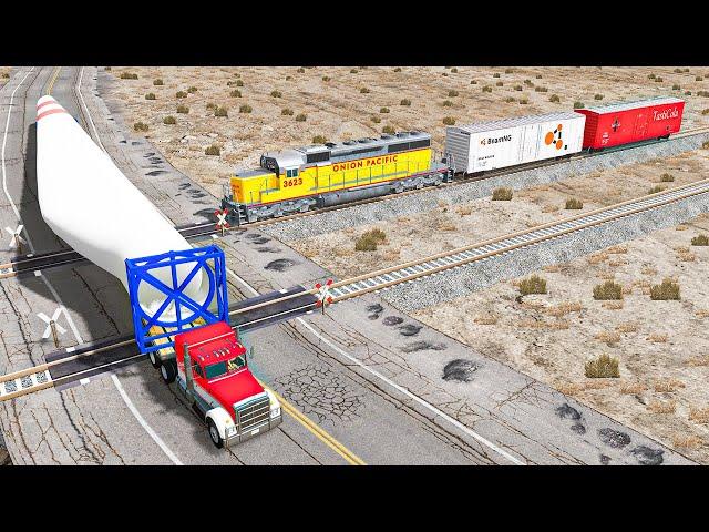 Train Accidents #15 - BeamNG DRIVE | SmashChan