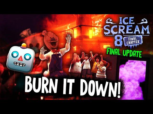 SO ROD'S FACTORY gonna be burned FOREVER? | Ice Scream 8 Final Update | Keplerians