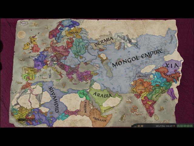 CK3 Timelapse but with the new update Roads to Power (1066)