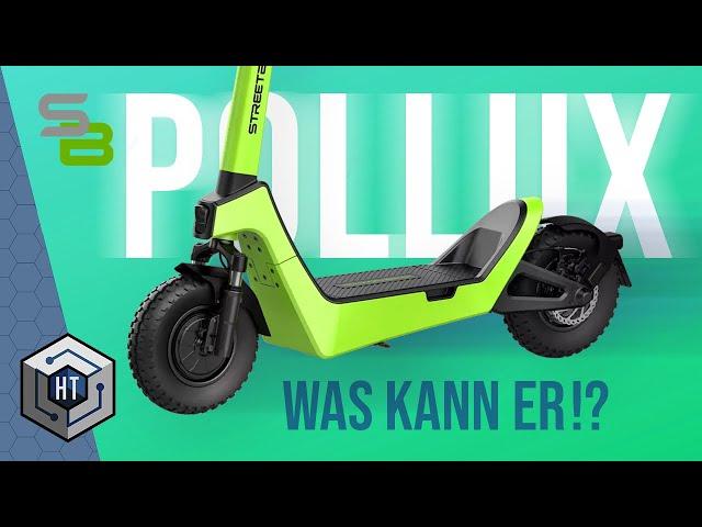 STREETBOOSTER Pollux: Vollgefederter Power E-Scooter mit Wechselakku im Test (REVIEW)