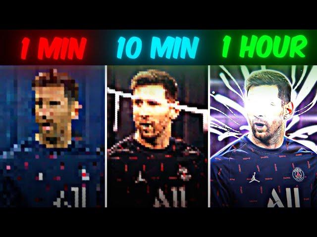 Editing Challenge #2 - 1 Minute vs 10 minutes vs 1 Hour!