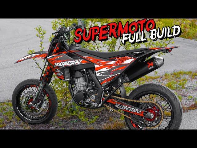 FULL SUPERMOTO Build | Mean Fe 450 PROJECT!