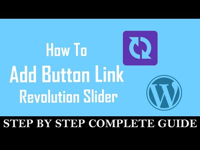 how to add button link in revolution slider