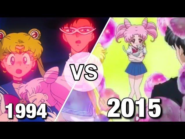 Sailor Moon & Tuxedo Mask find out Chibiusa is their daughter (English Viz Dub)