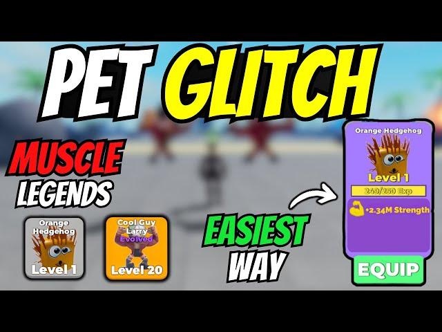  How to Glitch Pets In Muscle Legends 2024 Roblox Fast |  PET Glitch | Muscle Legends Glitches