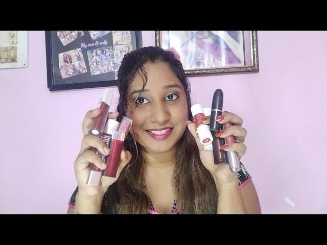 My Favourite's Lipstick shades which I use the most #goanvlogger #konkanivlogs