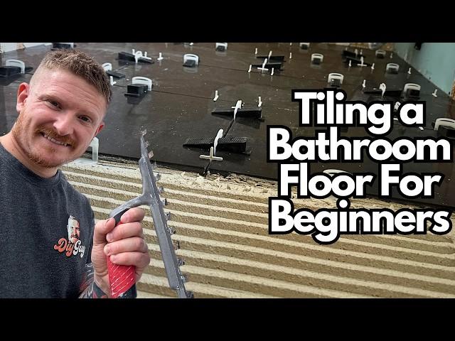 How to Tile and Grout a Bathroom Floor - Complete Beginners Guide