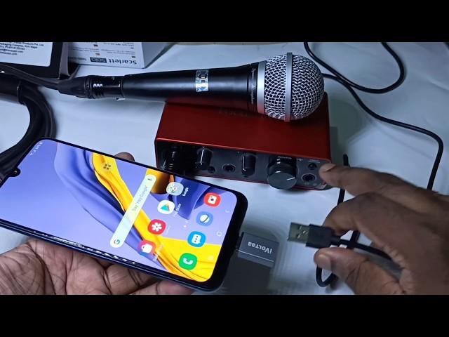 How to Connect a USB Audio Interface to Android Mobile Phone